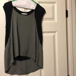 shirt with capped sleeve